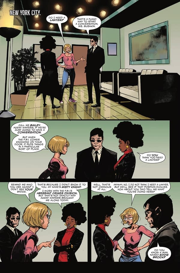 Interior preview page from EDDIE BROCK: CARNAGE #4 IBAN COELLO COVER