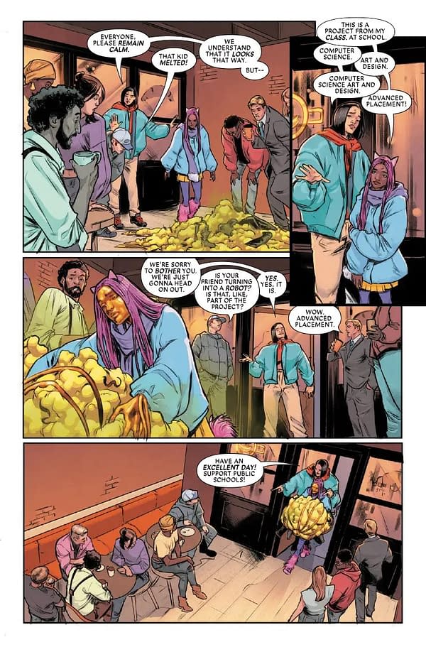 Interior preview page from EXCEPTIONAL X-MEN #9 CARMEN CARNERO COVER