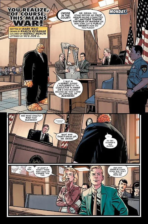 Interior preview page from FANTASTIC FOUR: FANFARE #1 MATTEO SCALERA COVER