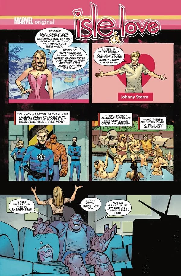 Interior preview page from FANTASTIC FOUR: FANFARE #1 MATTEO SCALERA COVER