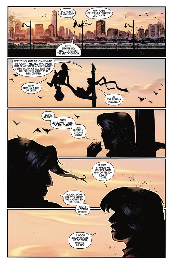 Interior preview page from GIANT-SIZE X-MEN #1 ADAM KUBERT COVER