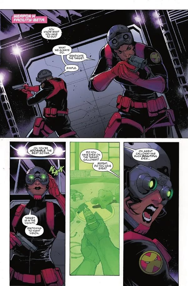 Interior preview page from GWENPOOL #1 CHAD HARDIN COVER