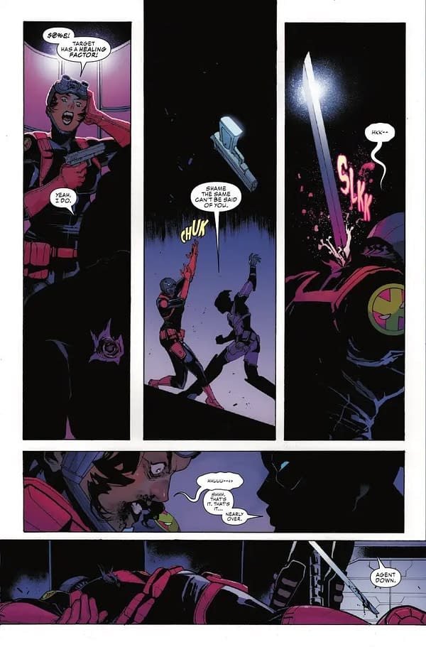 Interior preview page from GWENPOOL #1 CHAD HARDIN COVER