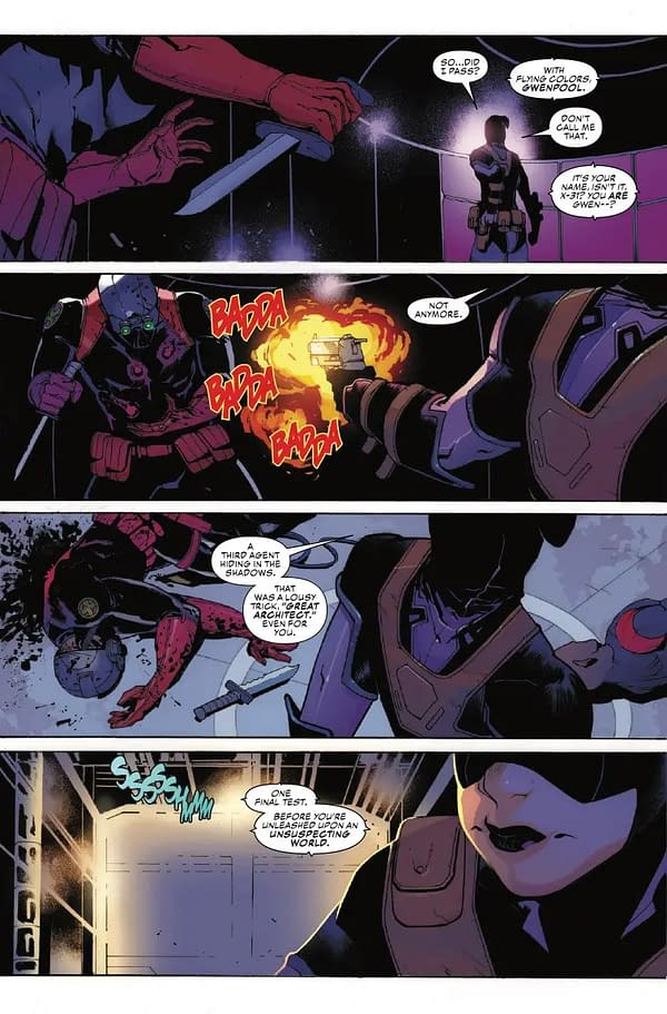 Interior preview page from GWENPOOL #1 CHAD HARDIN COVER