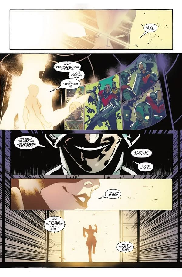 Interior preview page from GWENPOOL #1 CHAD HARDIN COVER