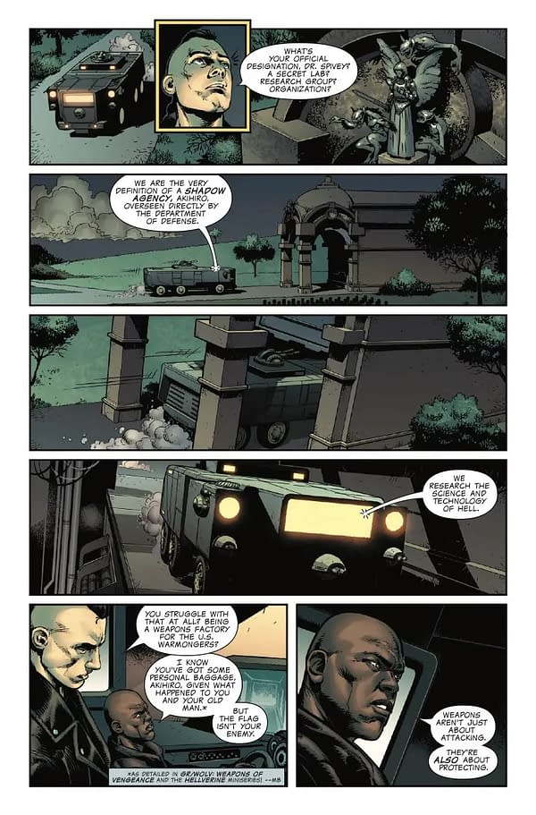 Interior preview page from HELLVERINE #6 KENDRICK "KUNKKA" LIM COVER