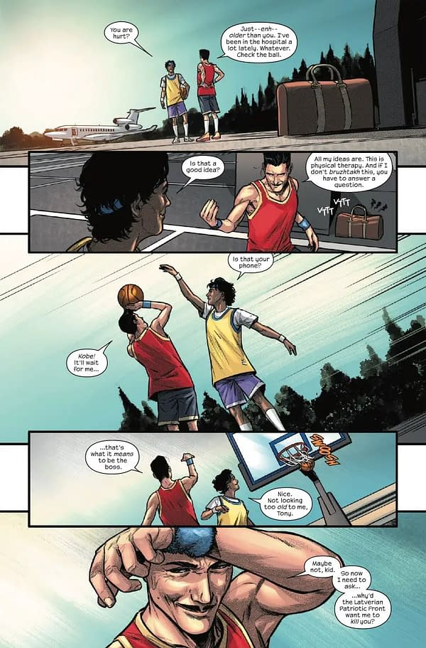 Interior preview page from IRON MAN #8 YASMINE PUTRI COVER