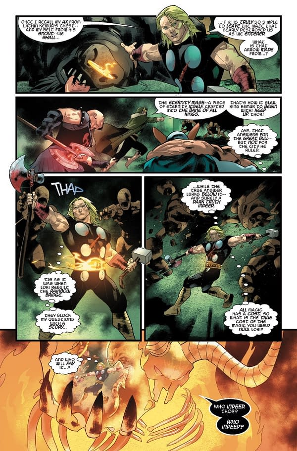 Interior preview page from IMMORTAL THOR #24 ALEX ROSS COVER