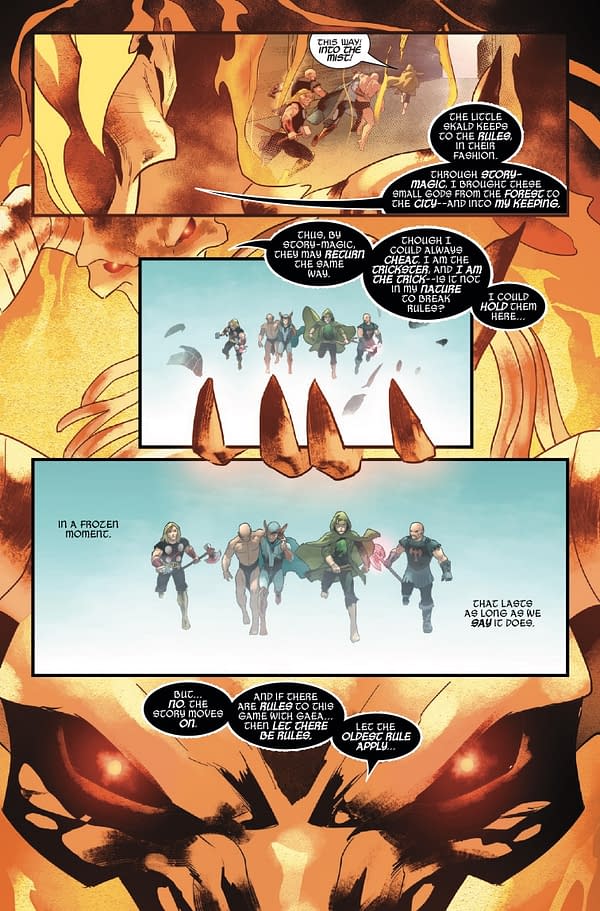 Interior preview page from IMMORTAL THOR #24 ALEX ROSS COVER