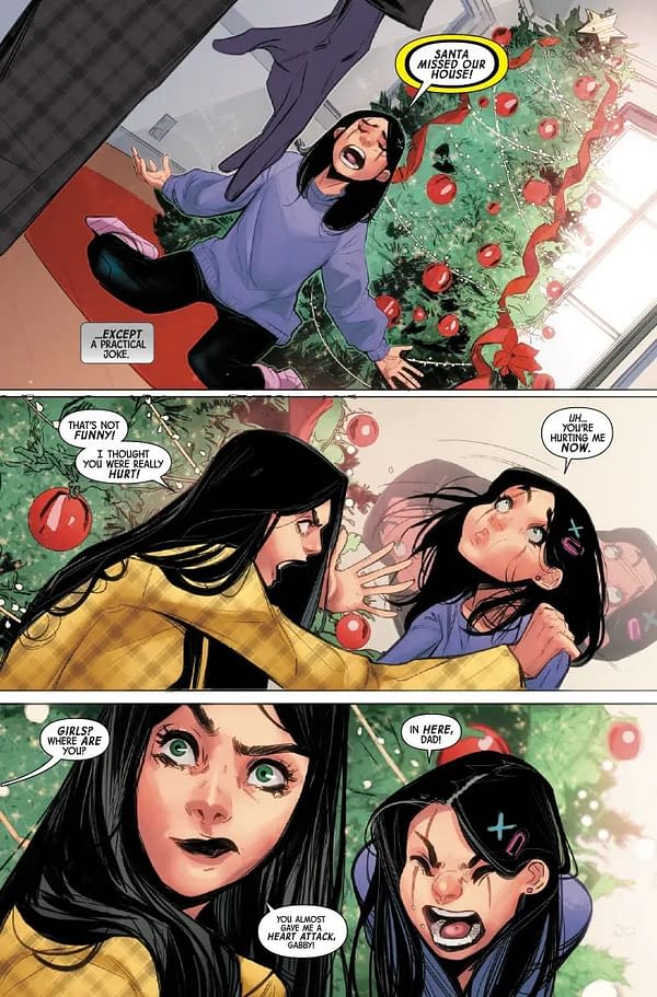 Interior preview page from LAURA KINNEY: WOLVERINE #6 ELENA CASAGRANDE COVER
