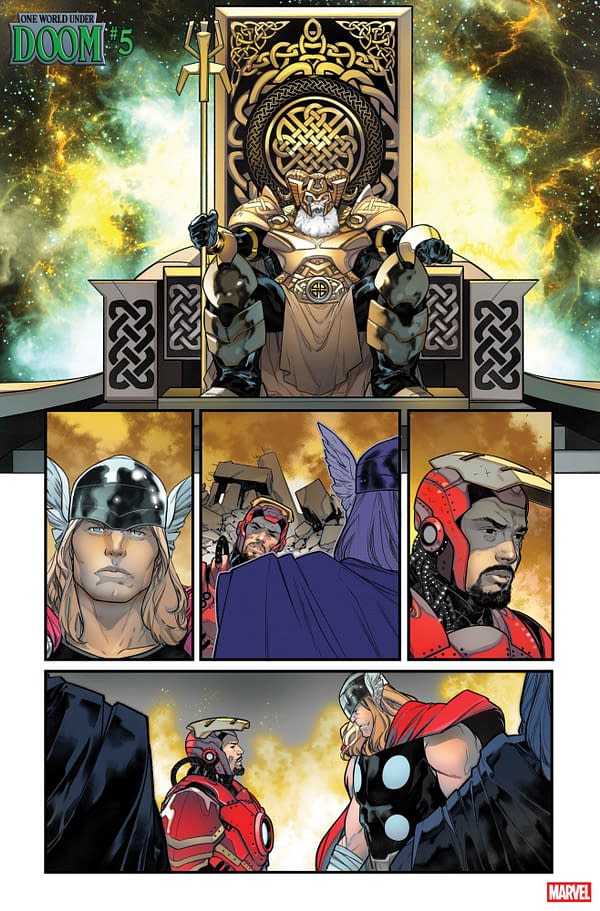 Doctor Doom's Gay Son in One World Under Doom August 2025 Solicits