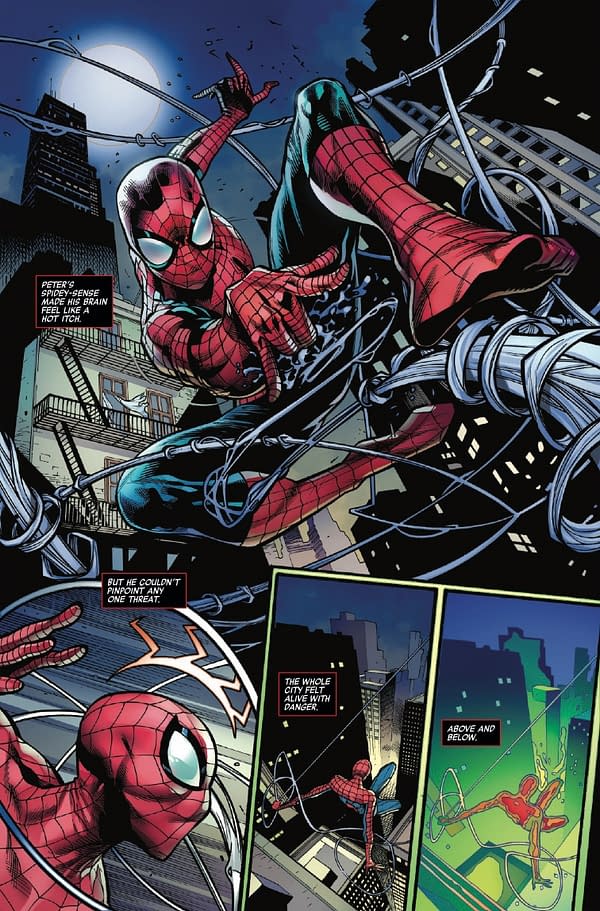 Interior preview page from PREDATOR VS. SPIDER-MAN #2 PAULO SIQUEIRA COVER