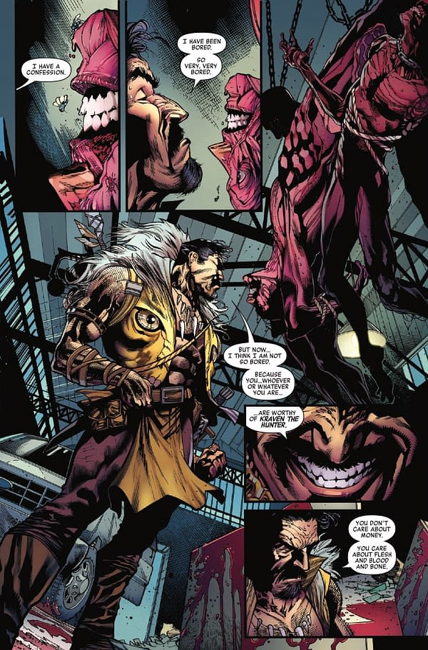 Interior preview page from PREDATOR VS. SPIDER-MAN #2 PAULO SIQUEIRA COVER