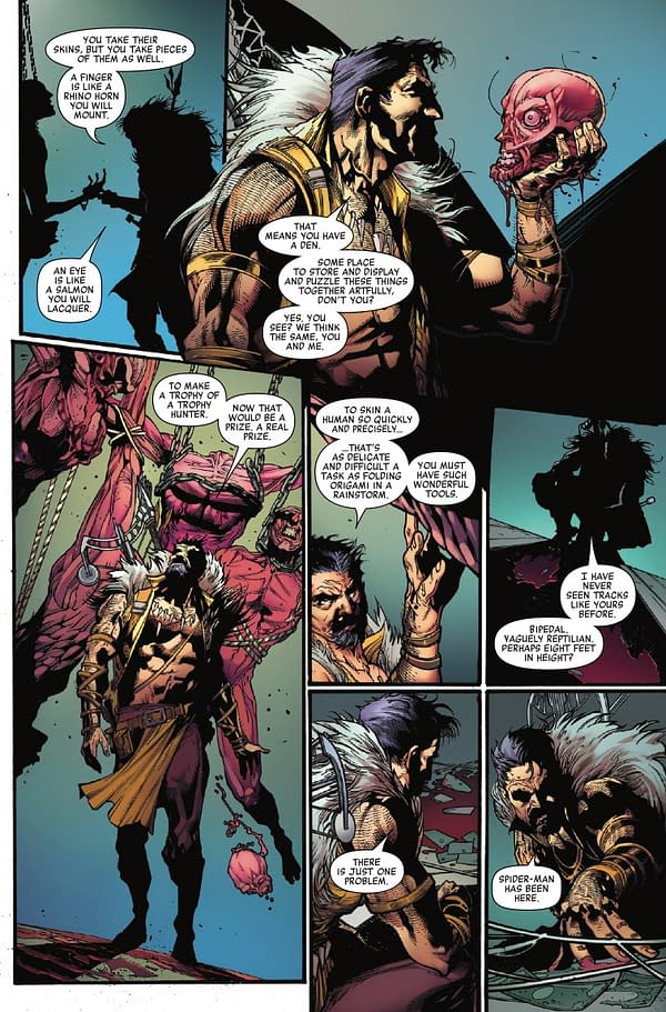 Interior preview page from PREDATOR VS. SPIDER-MAN #2 PAULO SIQUEIRA COVER