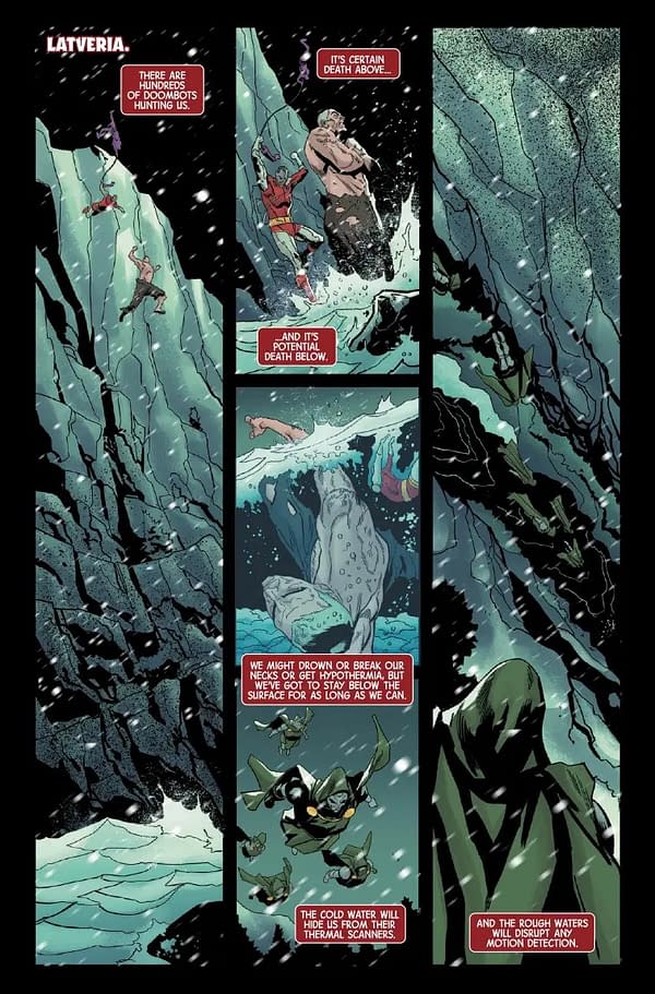 Interior preview page from RED HULK #4 GEOFF SHAW COVER