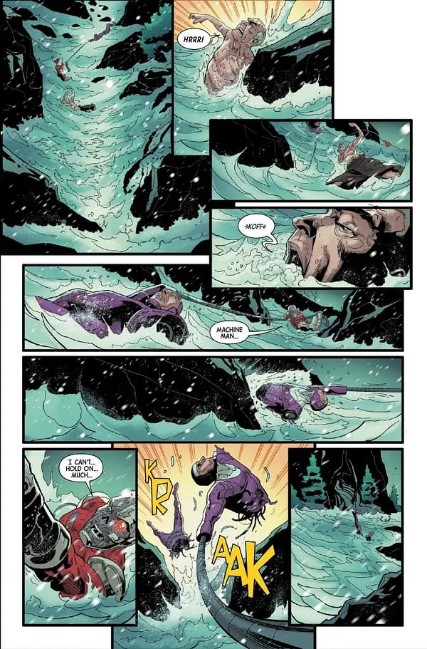 Interior preview page from RED HULK #4 GEOFF SHAW COVER