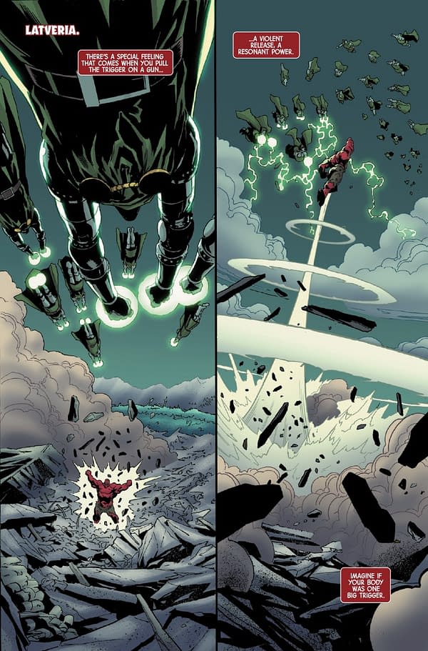 Interior preview page from RED HULK #5 GEOFF SHAW COVER