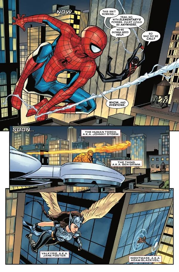 Interior preview page from SPECTACULAR SPIDER-MEN #15 MARK BAGLEY COVER