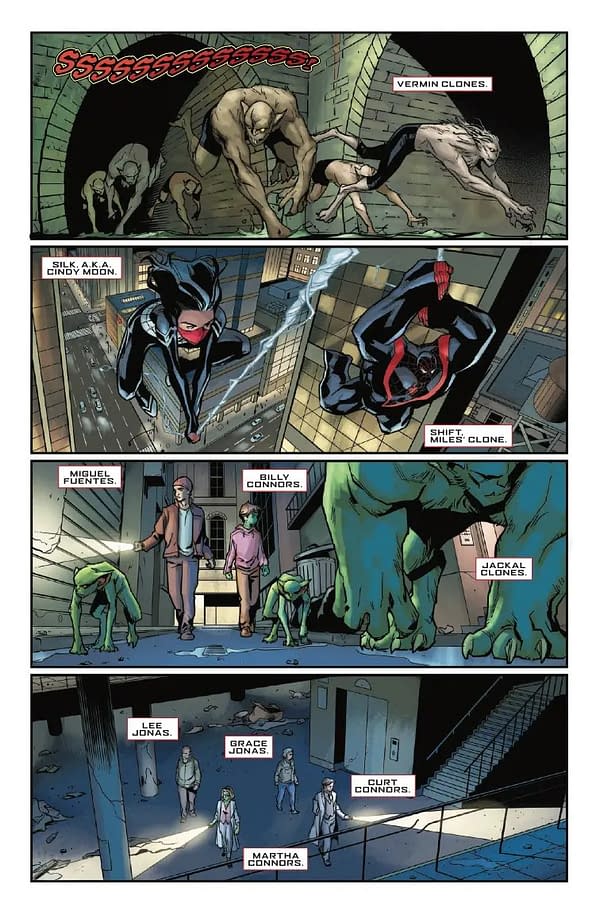 Interior preview page from SPECTACULAR SPIDER-MEN #15 MARK BAGLEY COVER