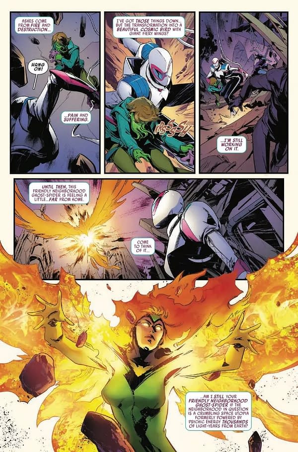 Interior preview page from SPIDER-GWEN: THE GHOST-SPIDER #13 MARK BROOKS COVER