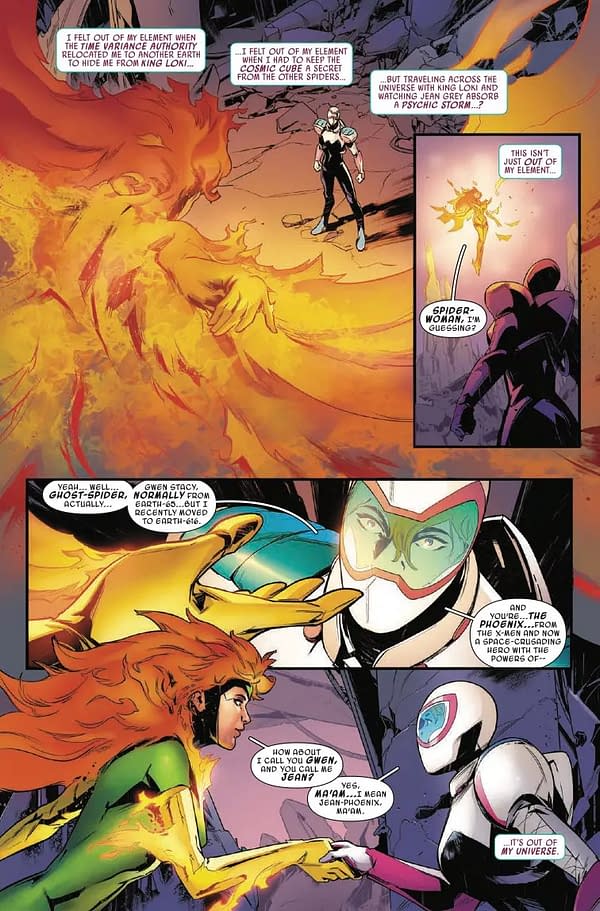 Interior preview page from SPIDER-GWEN: THE GHOST-SPIDER #13 MARK BROOKS COVER