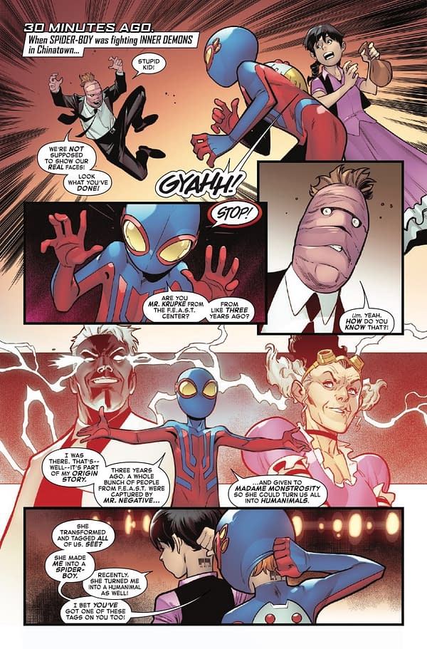Interior preview page from SPIDER-BOY #19 PACO MEDINA COVER