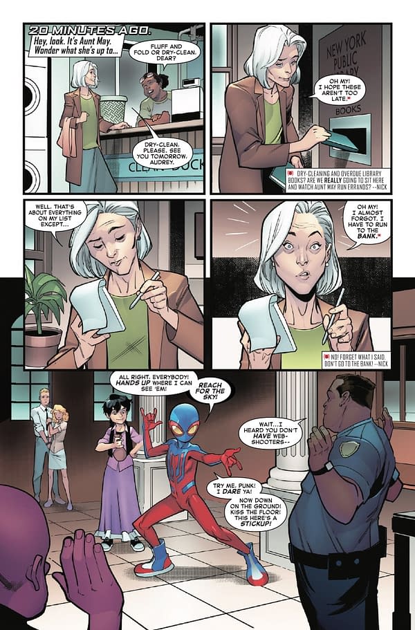 Interior preview page from SPIDER-BOY #19 PACO MEDINA COVER