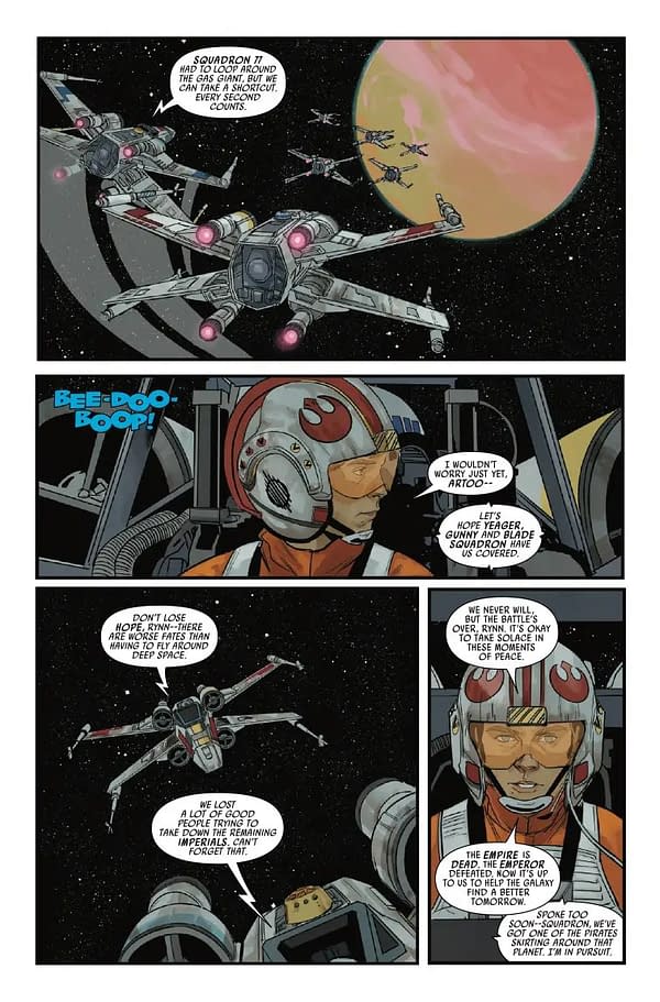 Interior preview page from STAR WARS #1 PHIL NOTO COVER