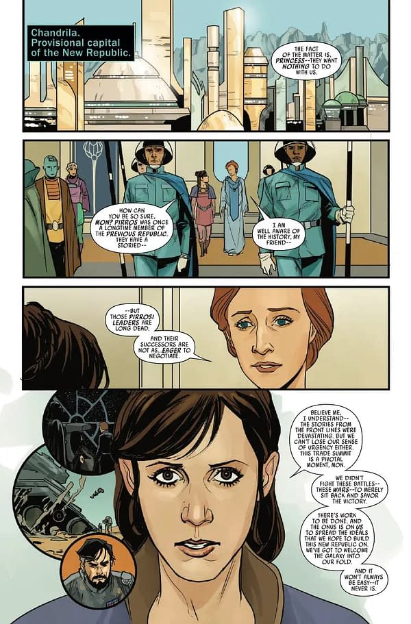 Interior preview page from STAR WARS #1 PHIL NOTO COVER