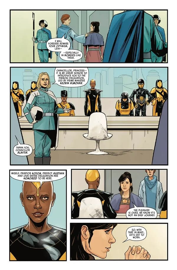 Interior preview page from STAR WARS #1 PHIL NOTO COVER