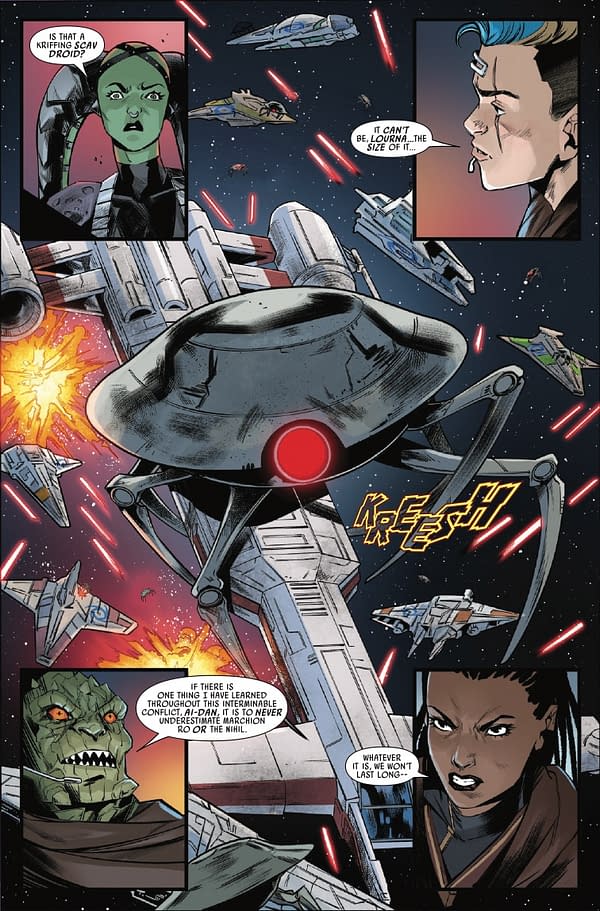 Interior preview page from STAR WARS: THE HIGH REPUBLIC - FEAR OF THE JEDI #5 BETSY COLA COVER