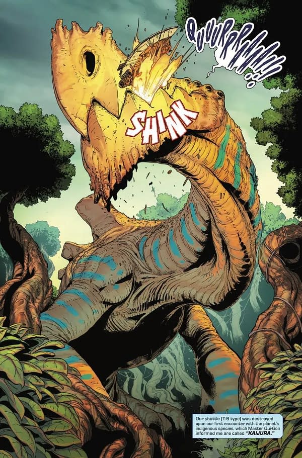 Interior preview page from STAR WARS: JEDI KNIGHTS #3 RAHZZAH COVER