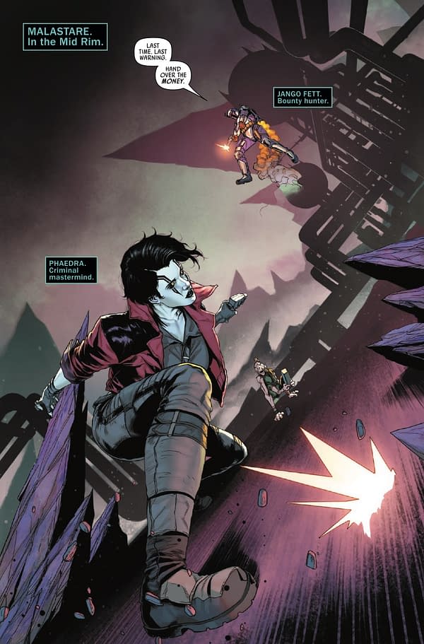 Interior preview page from STAR WARS: JEDI KNIGHTS #4 RAHZZAH COVER