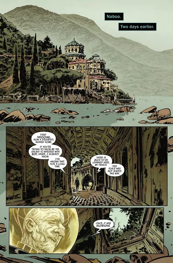 Interior preview page from STAR WARS: LEGACY OF VADER #4 DERRICK CHEW COVER