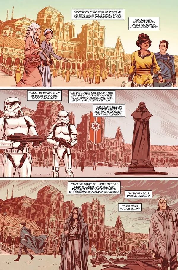 Interior preview page from STAR WARS: LEGACY OF VADER #4 DERRICK CHEW COVER