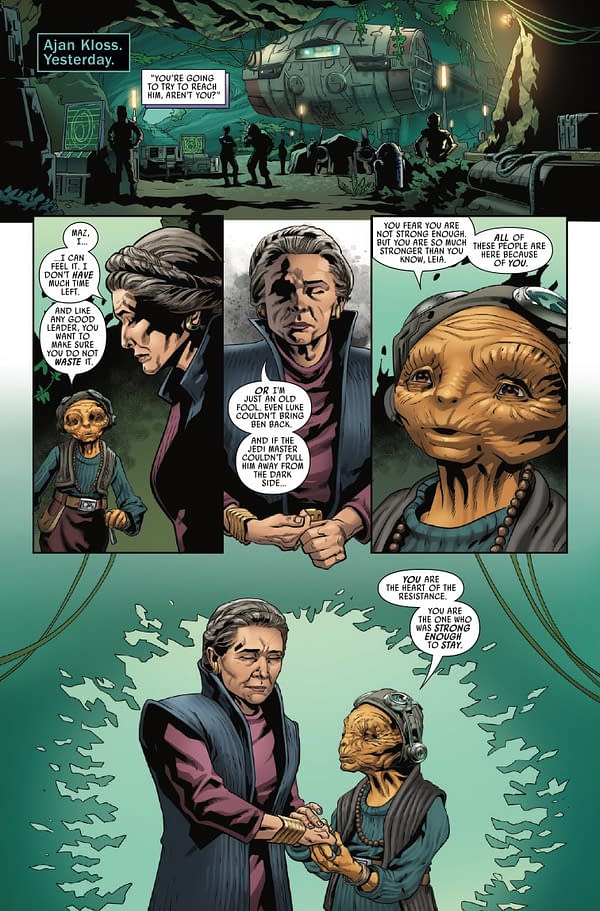 Interior preview page from STAR WARS: THE RISE OF SKYWALKER ADAPTATION #4 PHIL NOTO COVER
