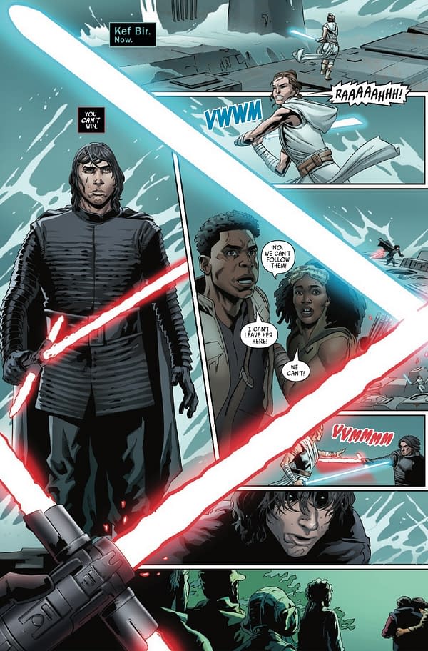 Interior preview page from STAR WARS: THE RISE OF SKYWALKER ADAPTATION #4 PHIL NOTO COVER