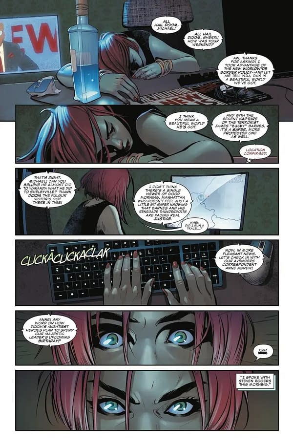 Interior preview page from THUNDERBOLTS: DOOMSTRIKE #4 LEINIL YU COVER