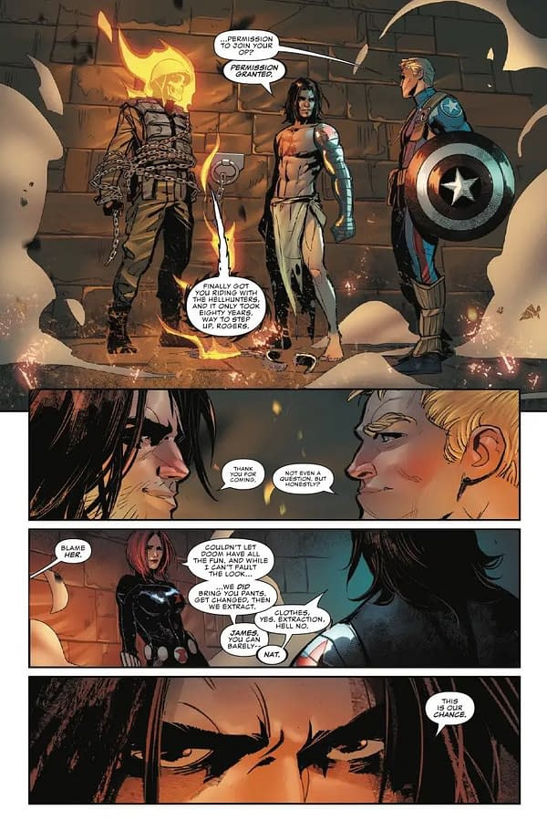 Interior preview page from THUNDERBOLTS: DOOMSTRIKE #5 LEINIL YU COVER