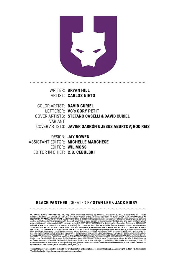 Interior preview page from ULTIMATE BLACK PANTHER #16 STEFANO CASELLI COVER