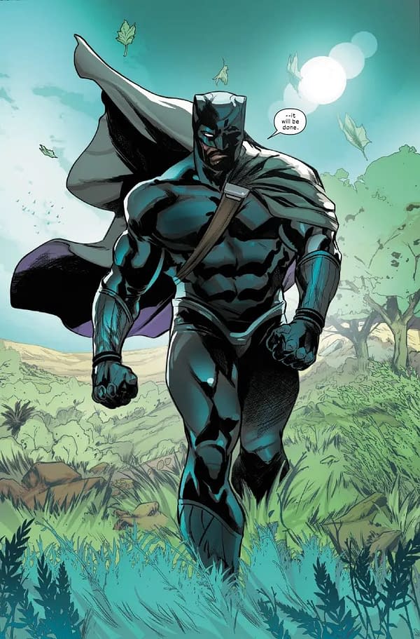 Interior preview page from ULTIMATE BLACK PANTHER #16 STEFANO CASELLI COVER