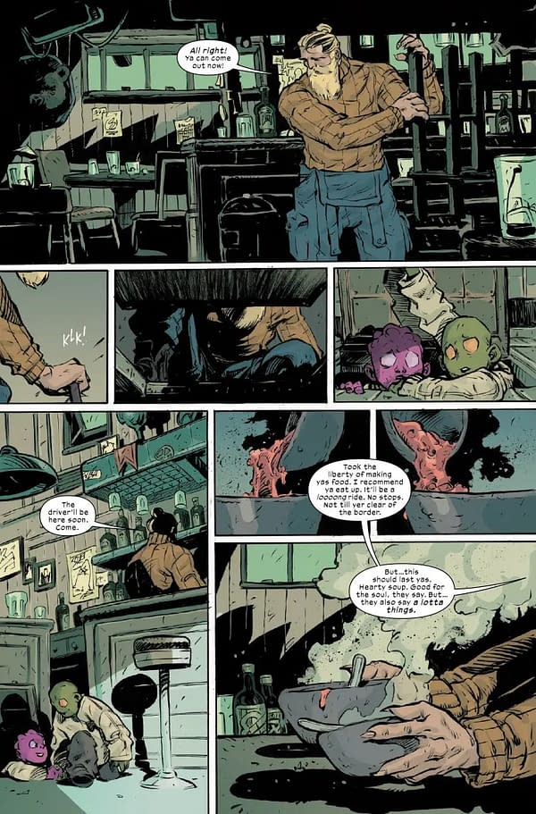 Interior preview page from ULTIMATE WOLVERINE #5 ALESSANDRO CAPPUCCIO COVER
