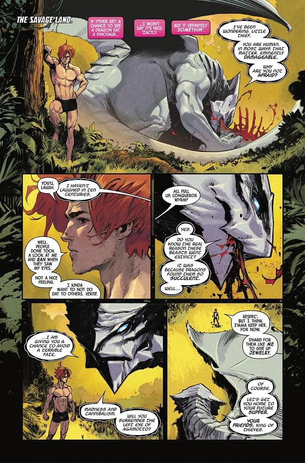 Interior preview page from UNCANNY X-MEN #14 DAVID MARQUEZ COVER