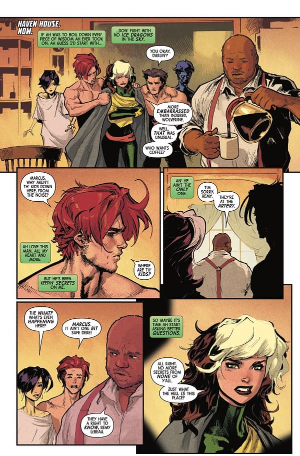 Interior preview page from UNCANNY X-MEN #15 DAVID MARQUEZ COVER