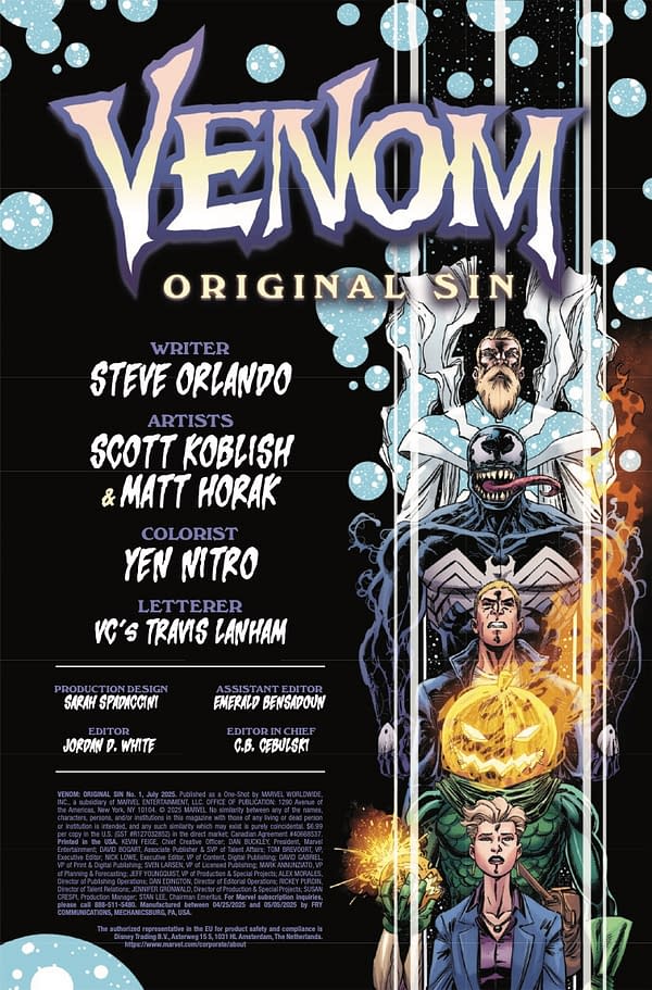 Interior preview page from VENOM: ORIGINAL SIN #1 CLAYTON CRAIN COVER