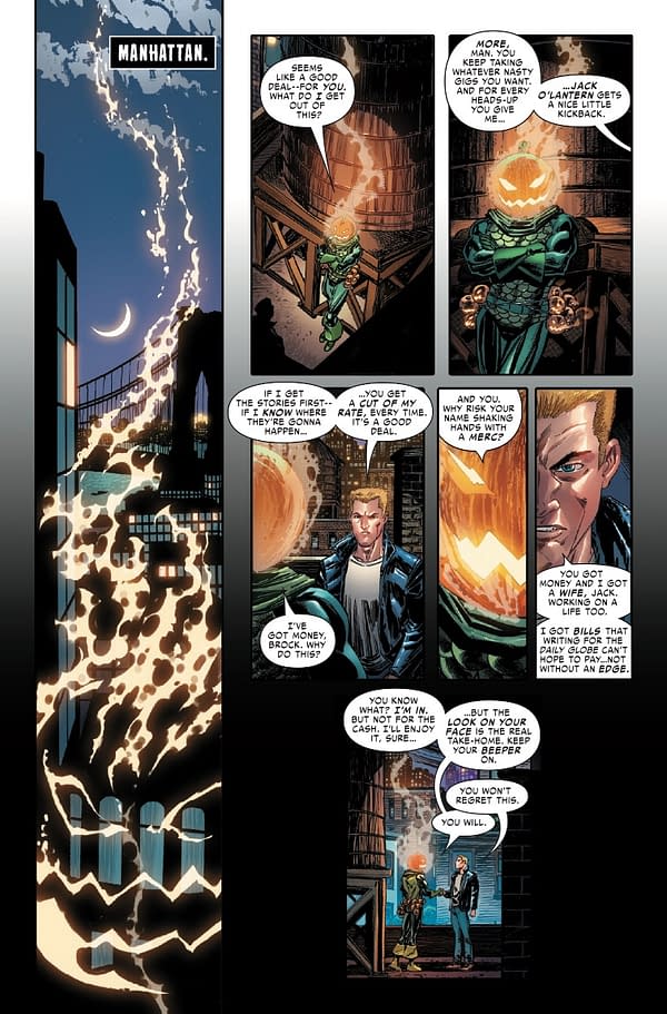 Interior preview page from VENOM: ORIGINAL SIN #1 CLAYTON CRAIN COVER