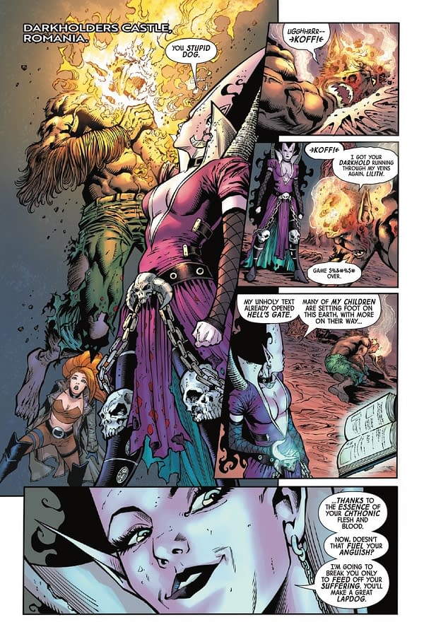 Interior preview page from WEREWOLF BY NIGHT: RED BAND #10 E.M. GIST COVER