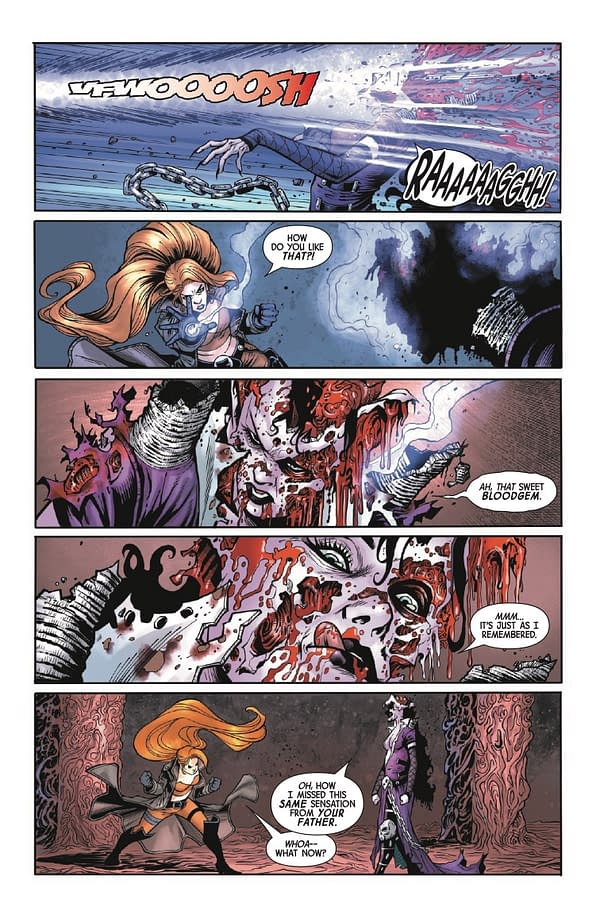 Interior preview page from WEREWOLF BY NIGHT: RED BAND #10 E.M. GIST COVER