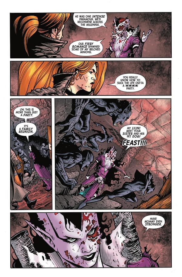 Interior preview page from WEREWOLF BY NIGHT: RED BAND #10 E.M. GIST COVER