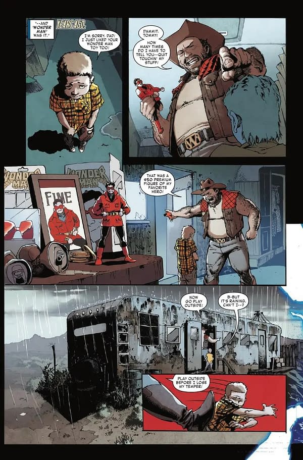 Interior preview page from WEST COAST AVENGERS #7 BEN HARVEY COVER